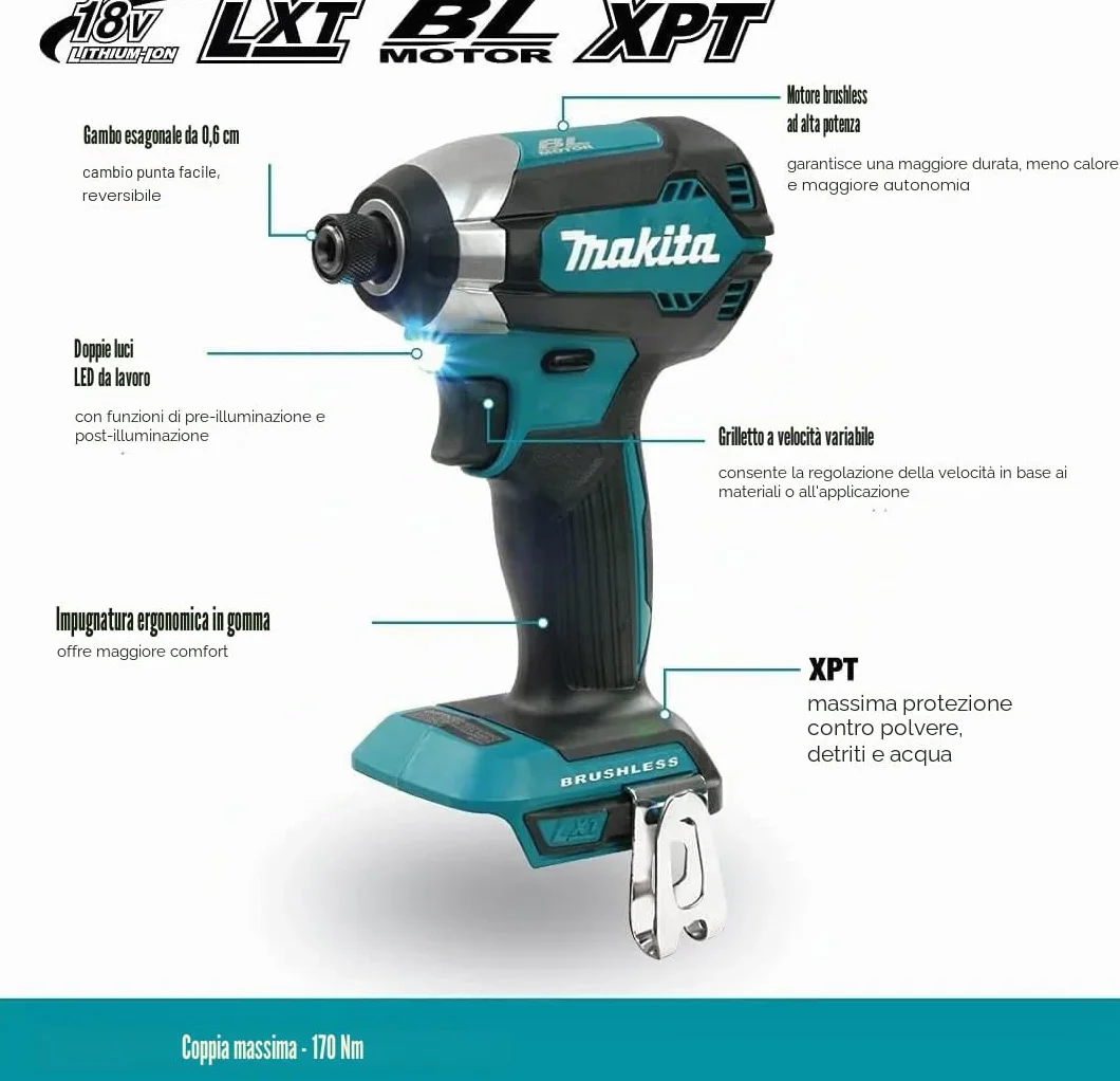 Makita DTD153Z 18V Li-ion Brushless Impact Driver