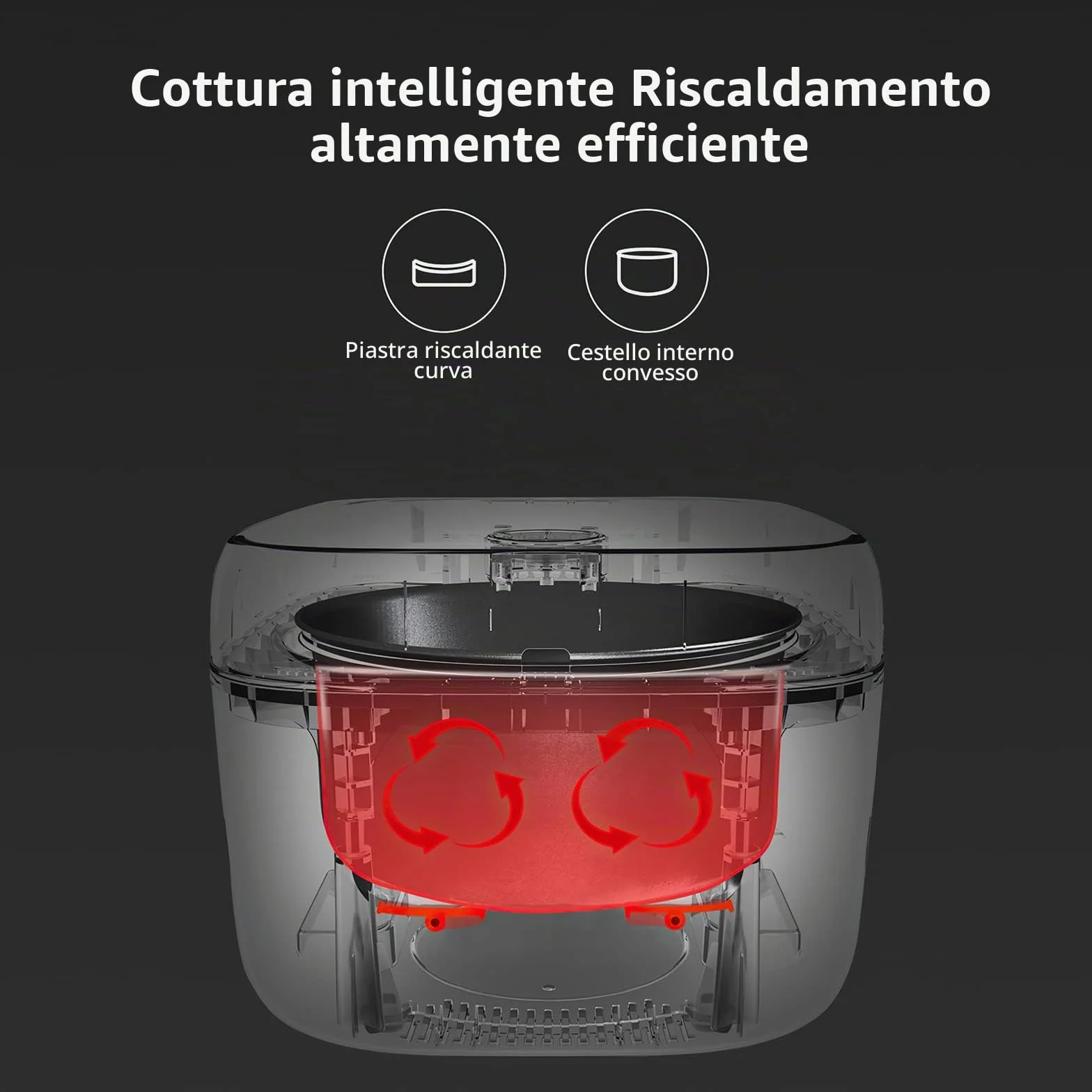 Joyami Mi Smart Couciriso intelligente Smart Rice Cooker 0.8L 3.5 Tazze Interno antiaderente per 6 ciotole Fino a 3 persone Mantenere caldo Modalità preimpostata