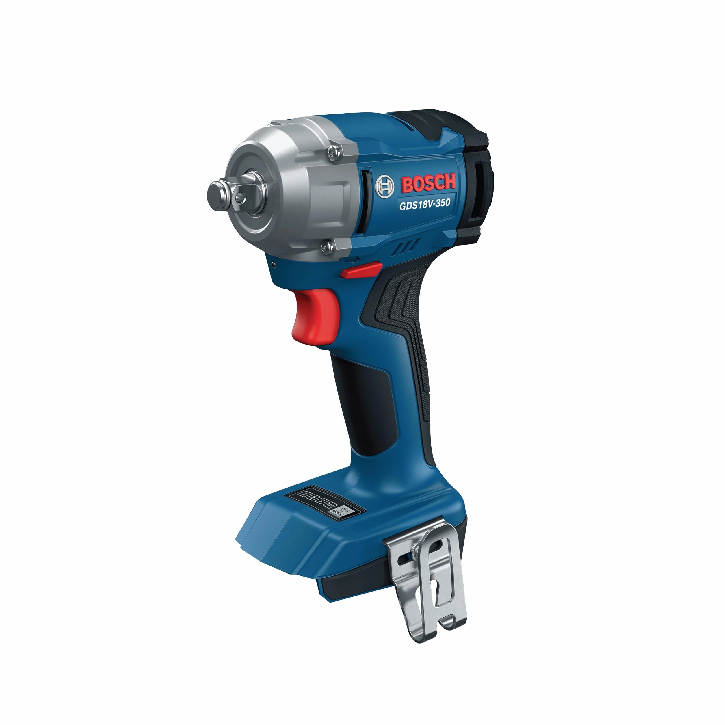 BOSCH GDS18V-350N - Avvitatore a percussione a coppia media senza spazzole da 18 V, coppia di rottura da 18 m, coppia di fissaggio da 250 m, design compatto (strumento nudo)