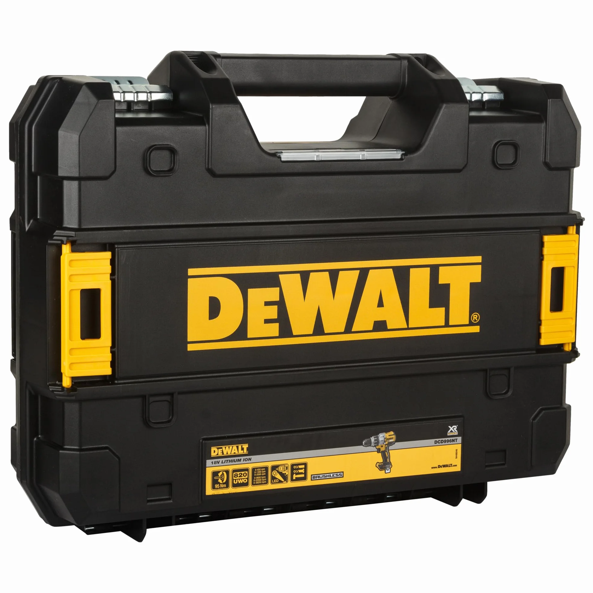 DeWalt DCD996NT-XJ Trapano con Percussione XRP 3 Velocità TSTAK Corpo Macchina Giallo Argento