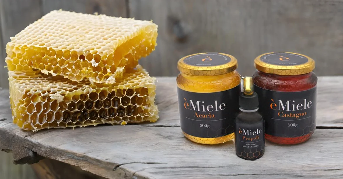 èMiele - 200 gr di granelli di pura cera d'api, biologica, italiana, ideale per cosmetici, panni di cera alimentari e candele