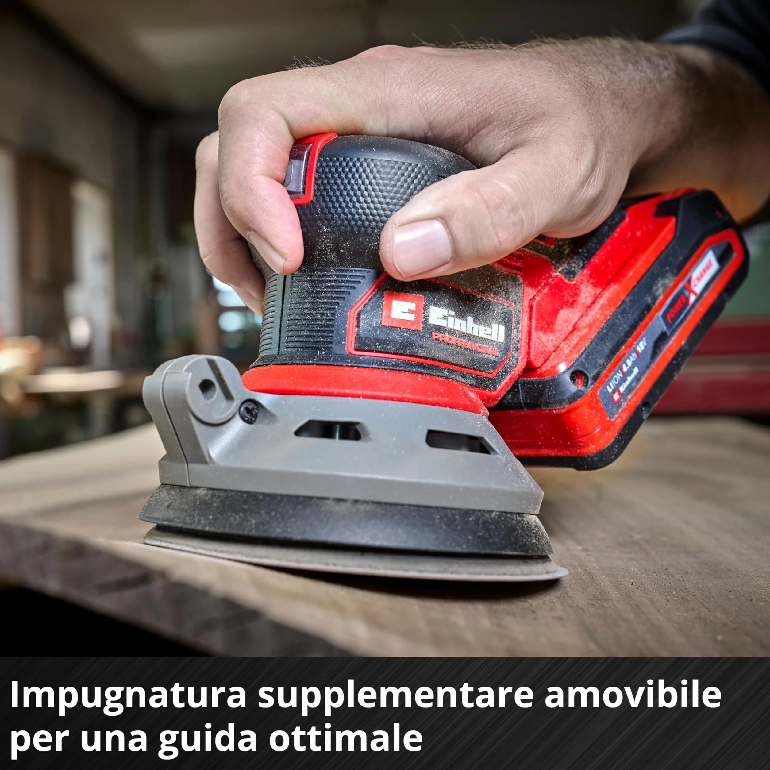 Einhell Professional TP-RS 18/32 Li BL-Solo Levigatrice Eccentrica 18V Brushless 125mm