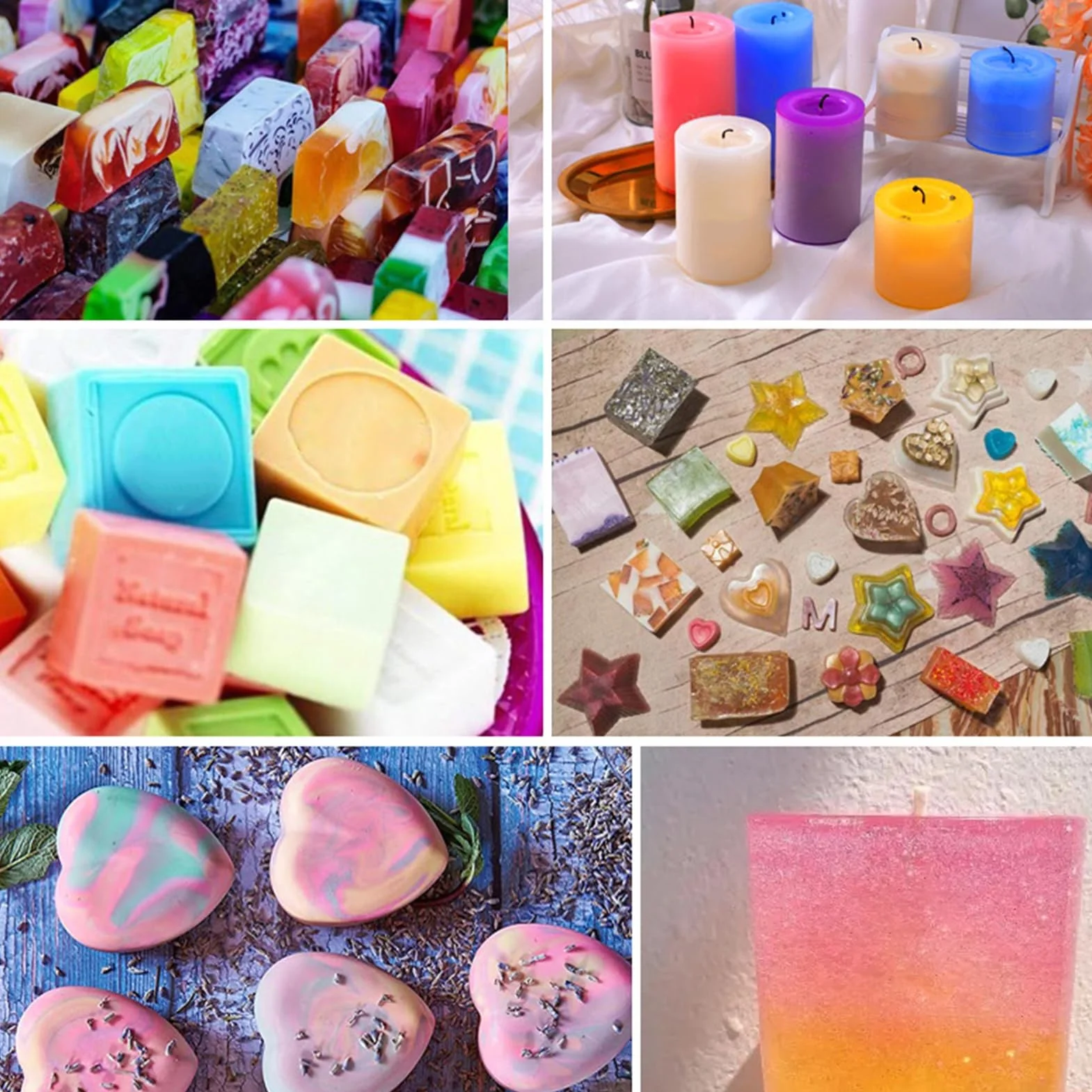 Tintura per candele, 16 colori, per cera di soia, a base di olio, altamente concentrato, per la realizzazione di candele, tintura liquida per candele da sciogliere, colori per candele per realizzare