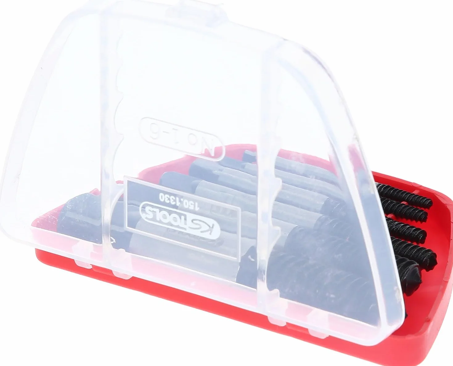 KS Tools 150.1330 Serie di Estrattori per Viti, 6 Pezzi, M3 - M18.in Astuccio di Plastica