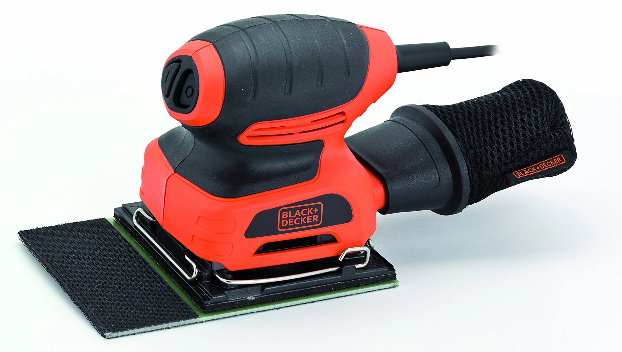 Stella Trading KA401LA-QS Levigatrice Orbitale 1/4 di Foglio con Piastra per Persiane, Senza Valigetta, 170 W, 230 V, Arancione/Nero