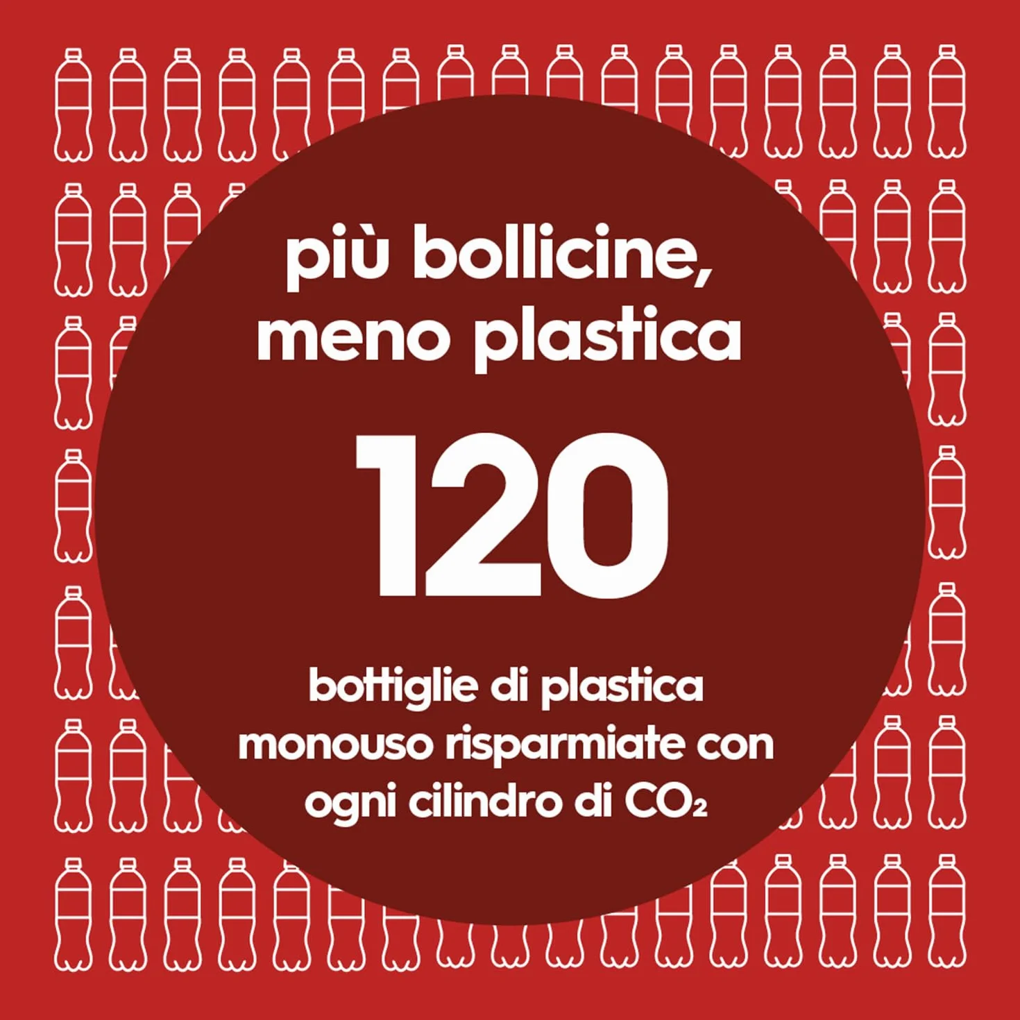 SodaStream Crystal Gasatore d’acqua CO₂ Quick Connect 60 L 2 bottiglie vetro 0,7 L nero