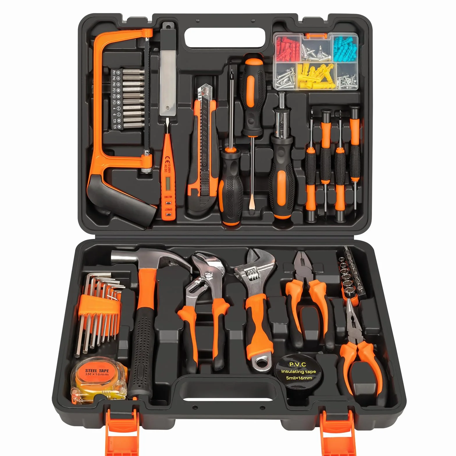 GALAX PRO Cassetta Attrezzi Completa 160 Pezzi Kit Utensili Manuali con Cacciaviti Cricchetto Pinze
