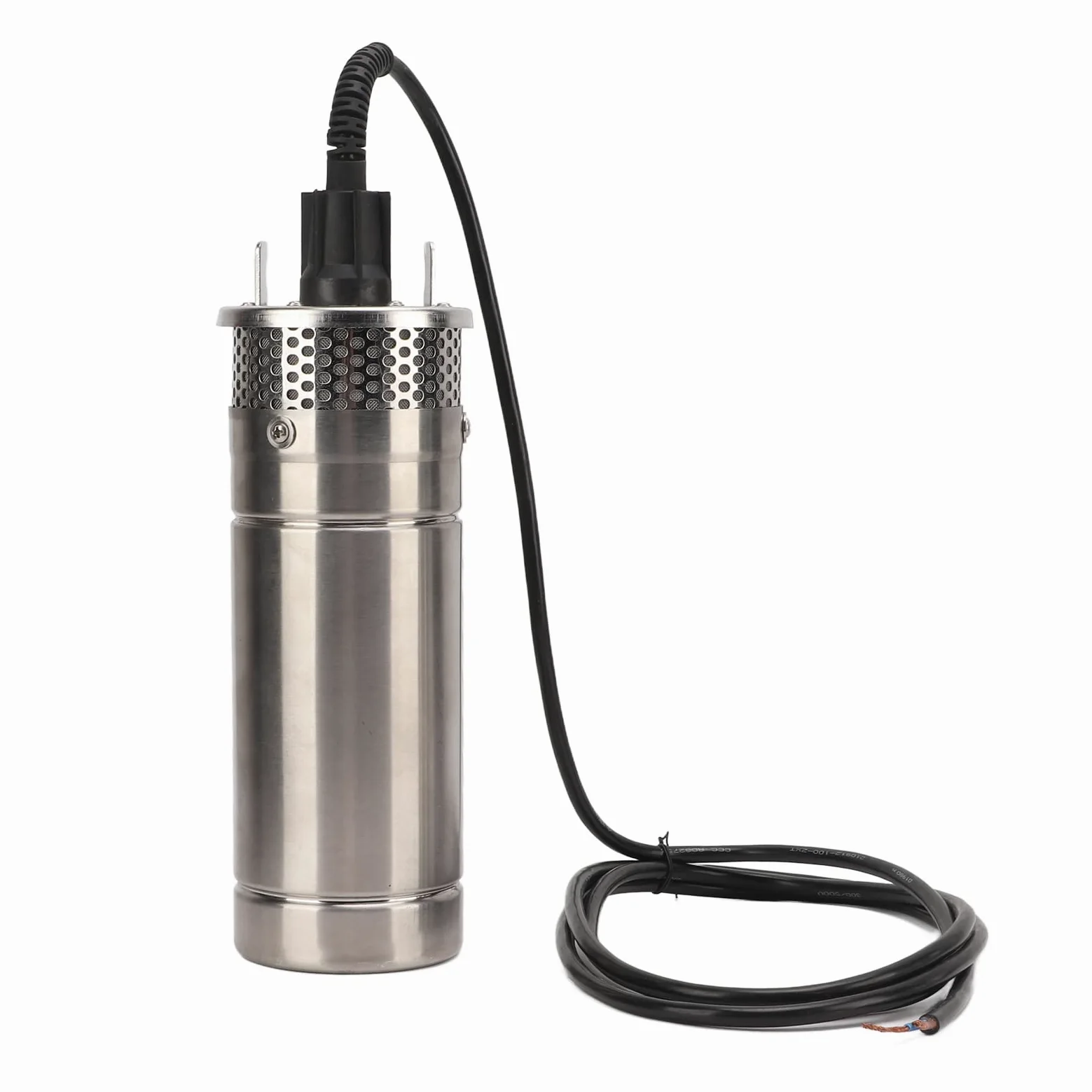 Fafeicy Kit Pompa Ad Energia Solare Pompa Sommergibile per Pozzo Profondo da 12 V con Potenza di 120 W Sollevamento di 230 Piedi Flusso di 3,2 GPM Corpo in Acciaio Inossidabile per (DC12V)