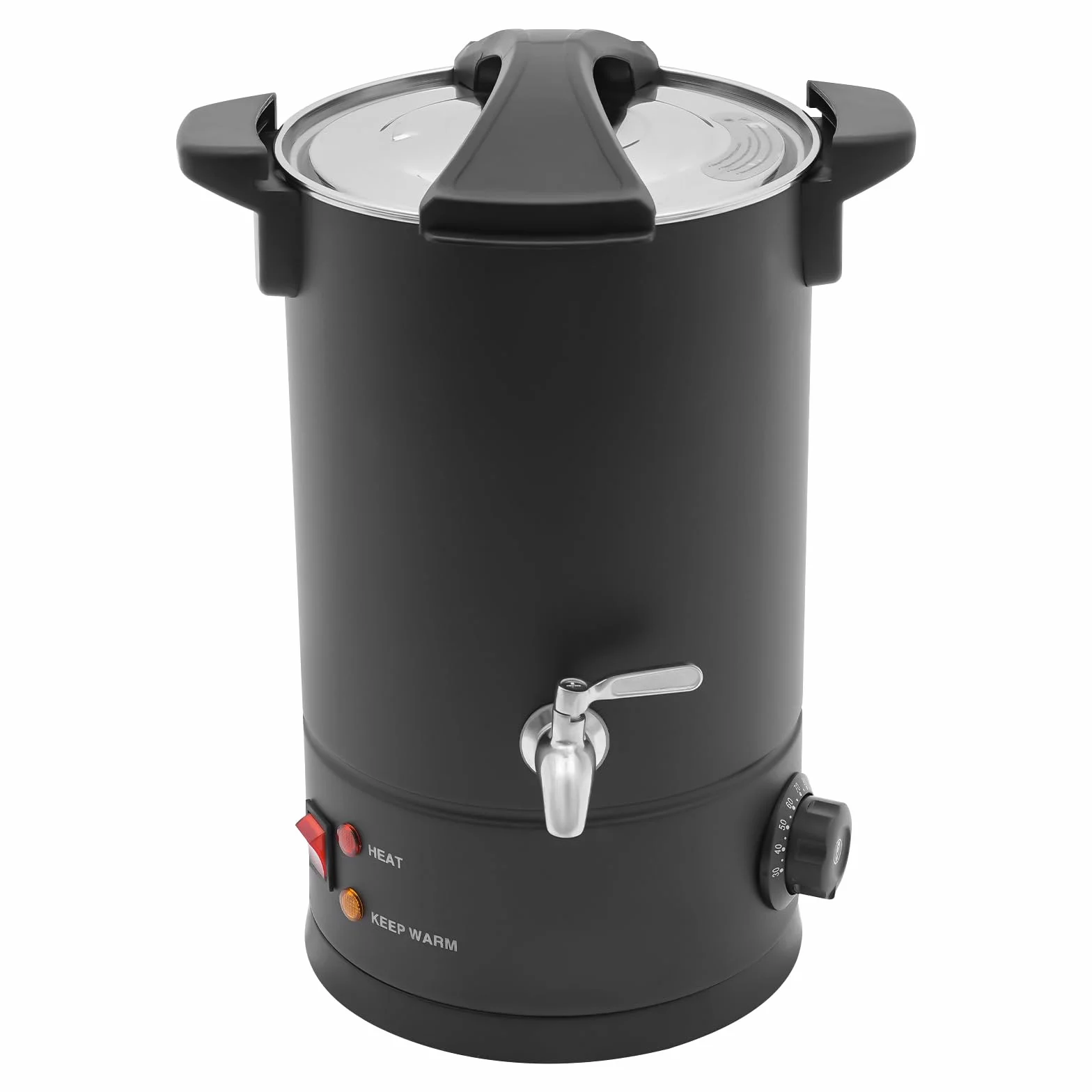 Qussse 8 litri per la produzione di candele, pentola elettrica da 1800 W, dispositivo per fusione di cera con controllo della temperatura (30-110 °C), per candele fai da te