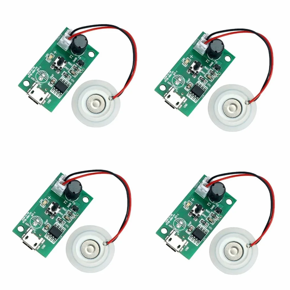 4PZ 20MM Ultrasonic Mist Maker Fogger Atomizzatore Trasduttore Pellicola Piastra Accessori Umidificatore Guarnizione Gomma
