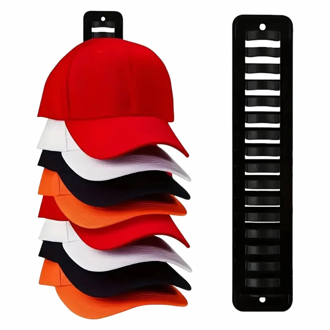 GXGM Porta Cappelli da Parete per Cappelli da Baseball, Espositore per Armadio, Appendere più Cappelli