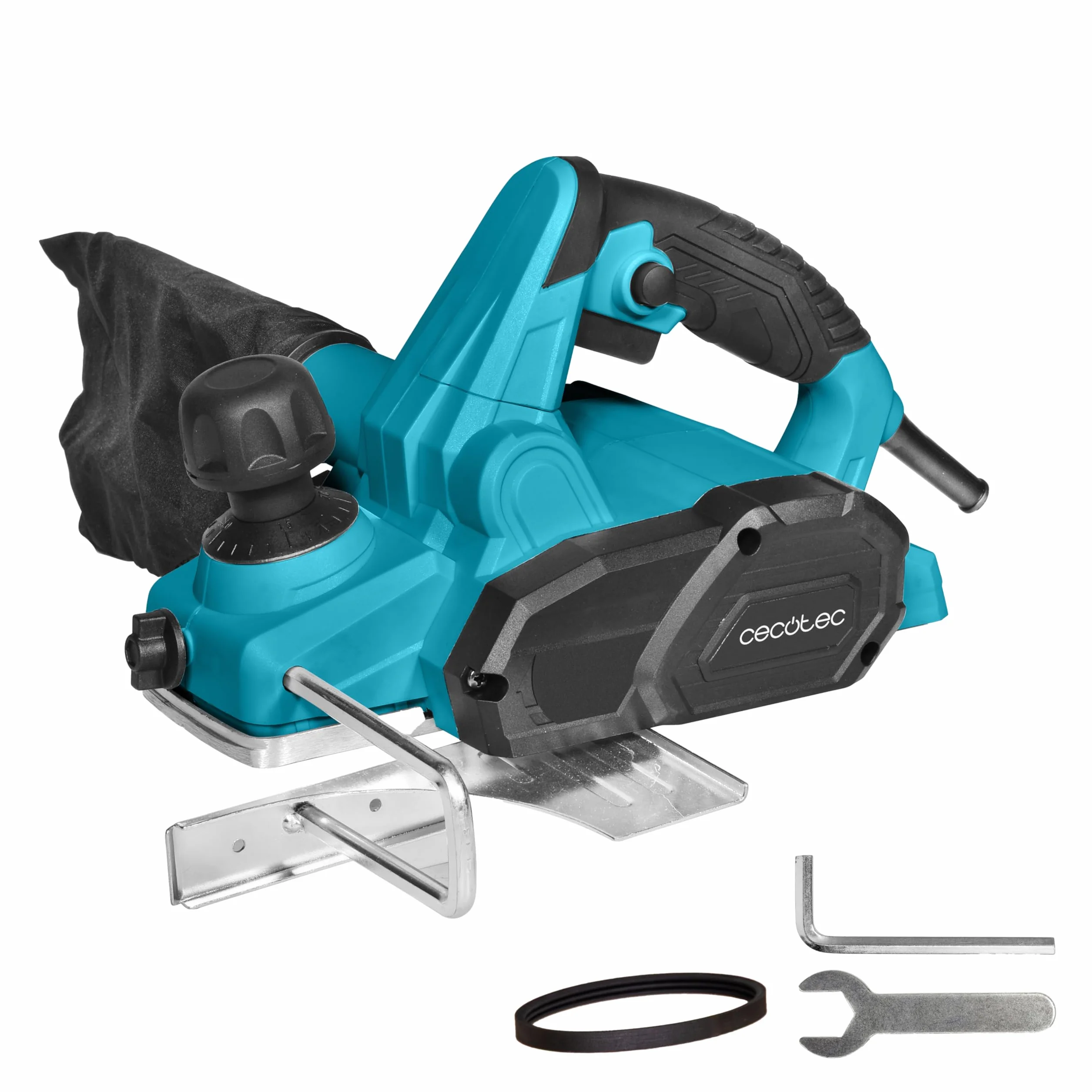 Cecotec Pialletto Elettrico con Cavo Fast&Clean 3000 Agile. 650W, 16800rpm, Profondità 2mm, Larghezza 82mm, Lame Doppie Reversibili, Sacco Raccolta, Connessione Aspiratore, Cavo 3m, Finitura Perfetta