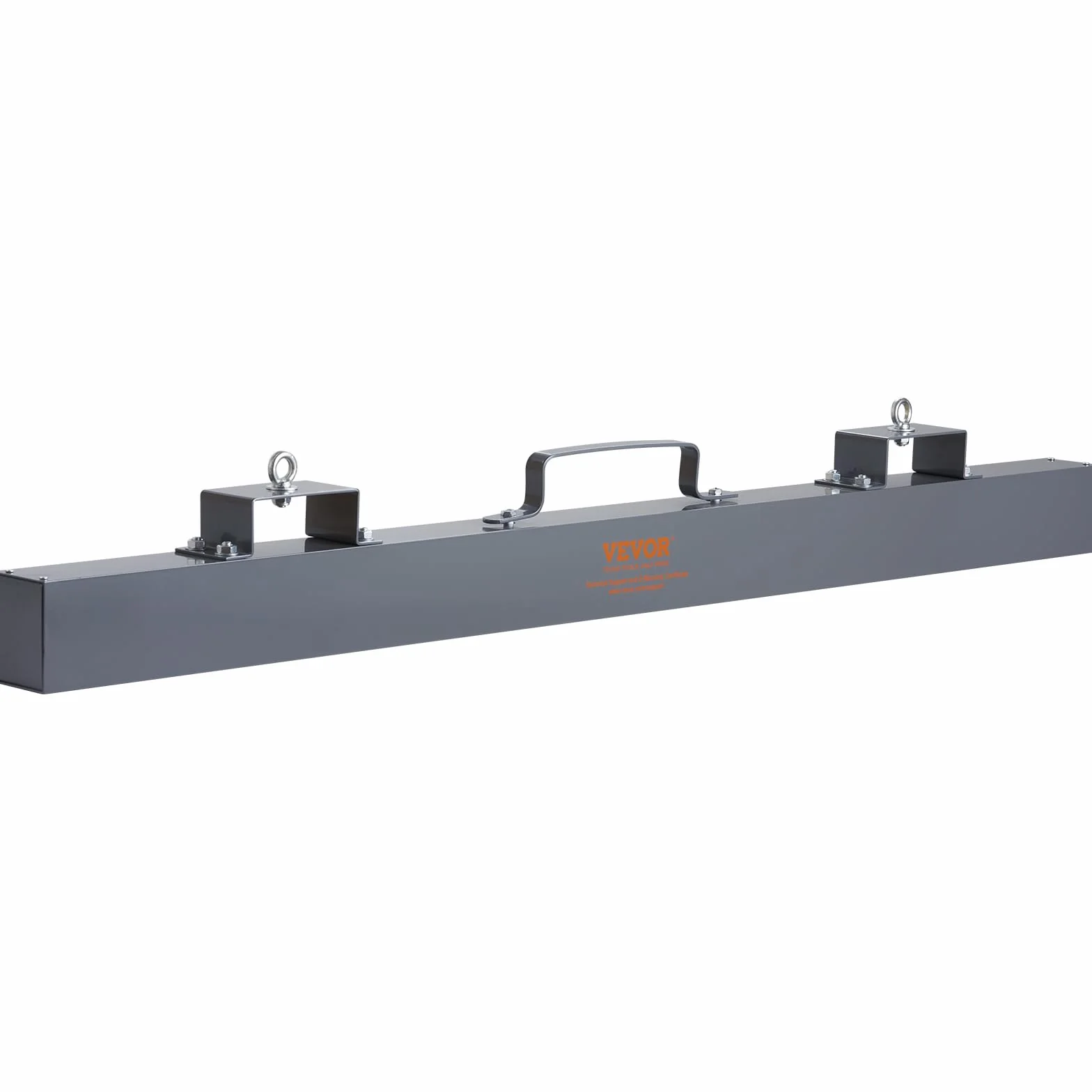 VEVOR Barra Spazzatrice Magnetica da Appendere per Forche di Benne Carrello Massima Forza 42,2kg Lunghezza 152cm, Barra Sospesa Magnetica Raccoglitore di Trucioli Metallici per Pavimenti 152x7,7x20 cm