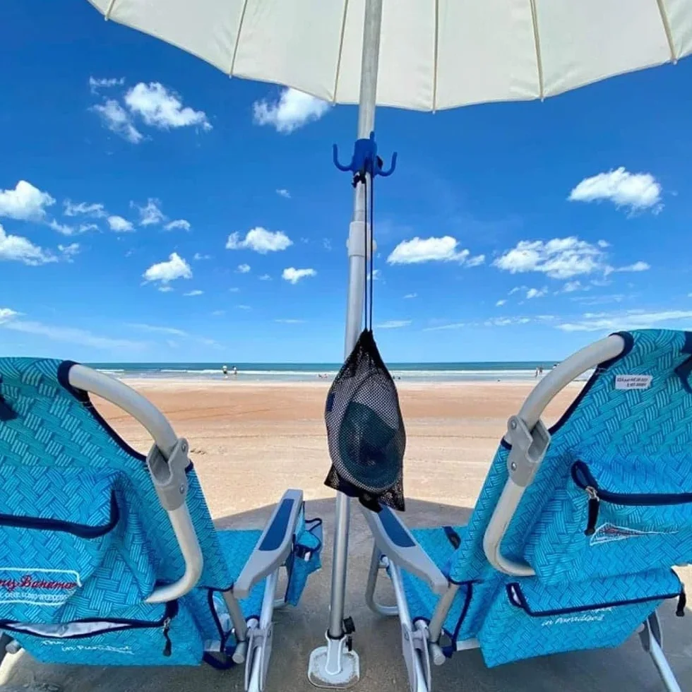 3 ganci per ombrelloni estivi 3 denti organizzazione spiaggia organizer borse 3 pezzi Durevole
