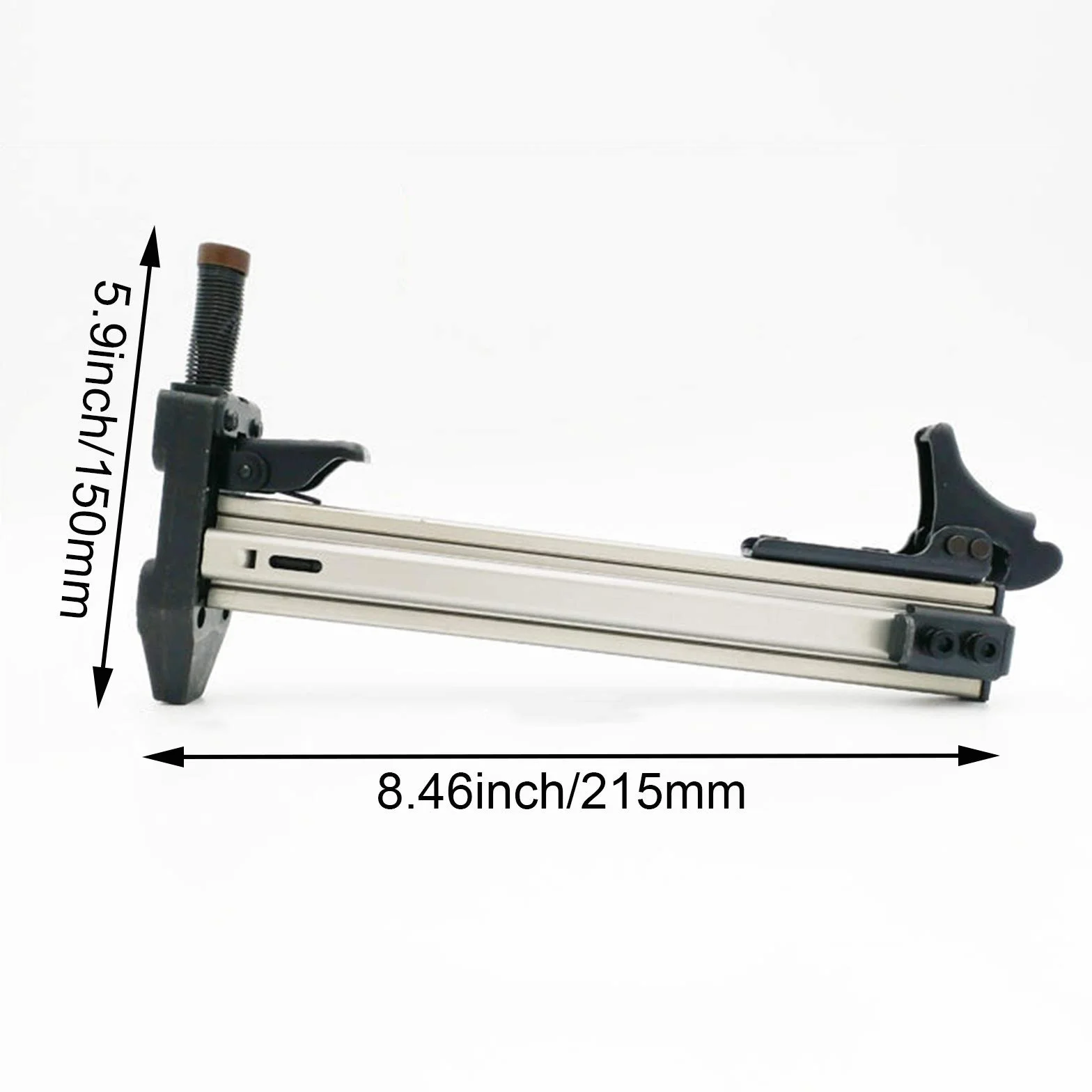 Pistola sparachiodi semiautomatica, Chiodatrici manuali multifunzione con testa in acciaio legato e corpo in lega di alluminio per trasporto automatico chiodi in acciaio ST-15 / ST-18 (1 Pezzo)