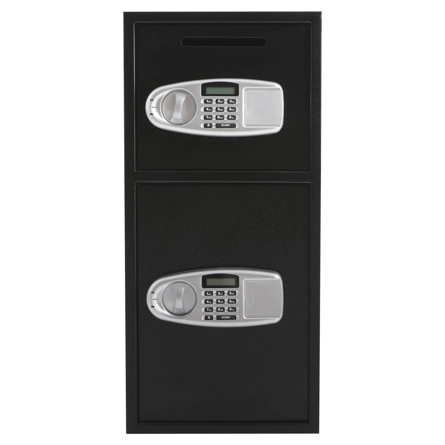 Cassaforte con chiave, grande cassaforte per mobili, 35 x 35 x 75 cm, per denaro, documenti, gioielli