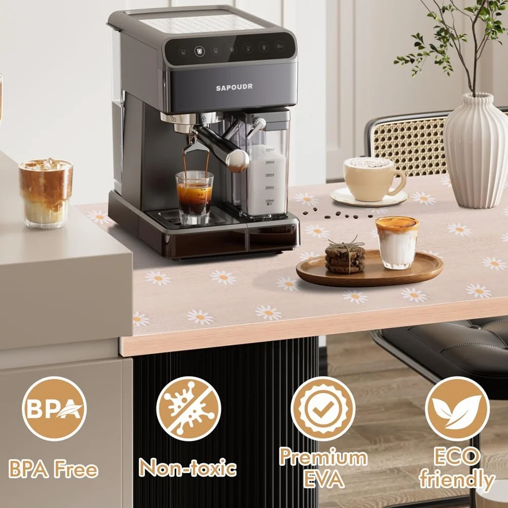 Arthome Fodere Scaffale 30cmx300cm Fodere Armadio, Non Adesivo Scaffale Armadio Prova olio Impermeabile,Antiscivolo Cassetto Fodere EVA scaffale Cucina Plastica per Armadio Frigo