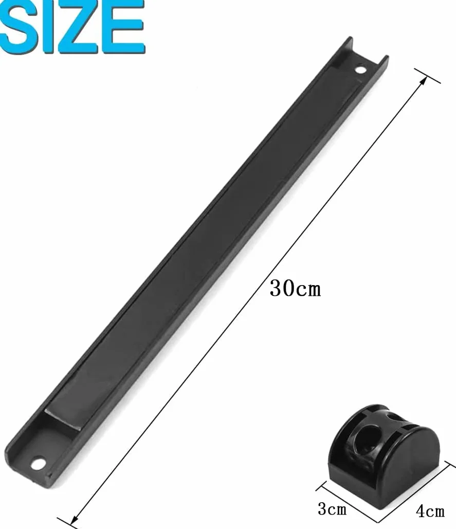 Set di 5 Barre Magnetiche per Attrezzi, 30 cm, Forte Barra Magnetica, Supporto Magnetico per Attrezzi da Parete, Barra Magnetica per Attrezzi da Garage
