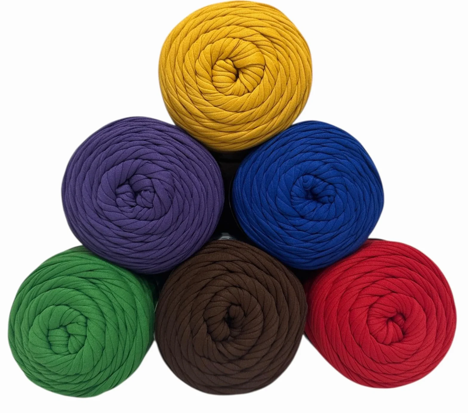 Fettuccia per Borse in Lycra Soft ad Uncinetto e Ferri MAS 400gr/105 mt. Ideale per Borse, Zaini, Cestini, Tappeti. (beige 77)