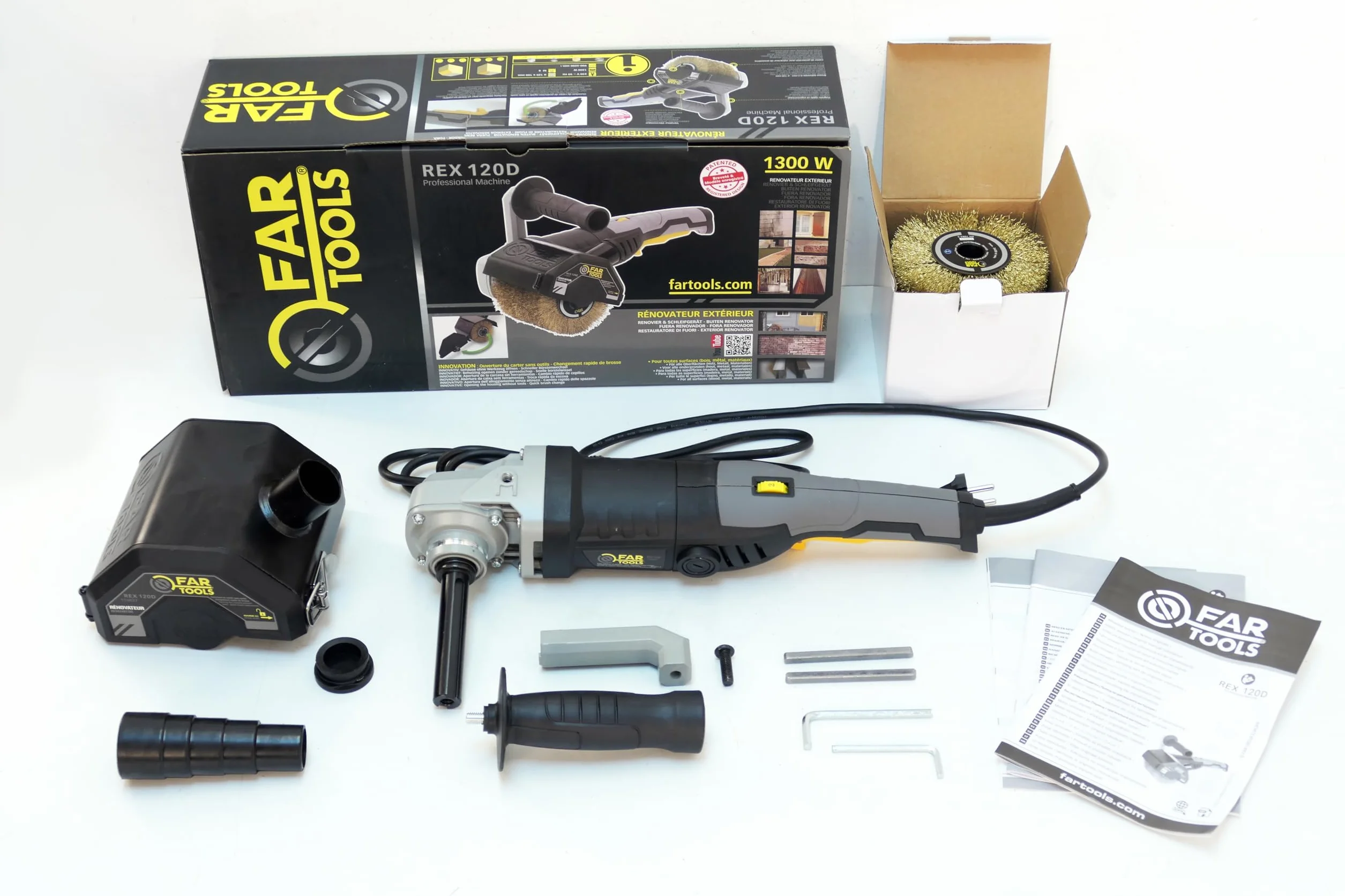Fartools REX 120 C Levigatrice 1300 W 900-3200 Giri al Minuto