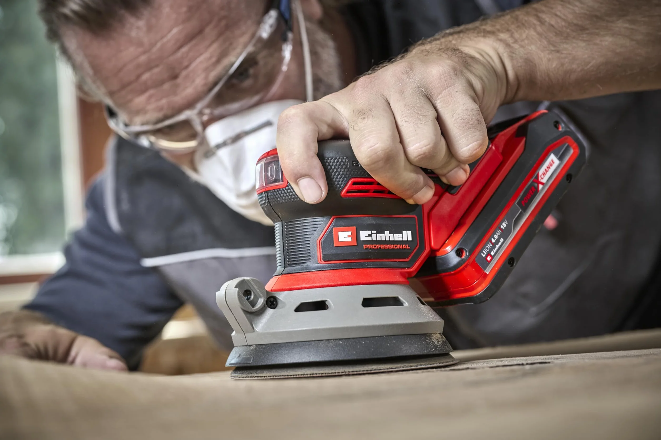 Einhell Professional TP-RS 18/32 Li BL-Solo Levigatrice Eccentrica 18V Brushless 125mm