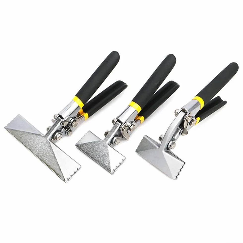 Pinza piegatubi per lamiera, con manico a gomito, strumento di crimpatura, A