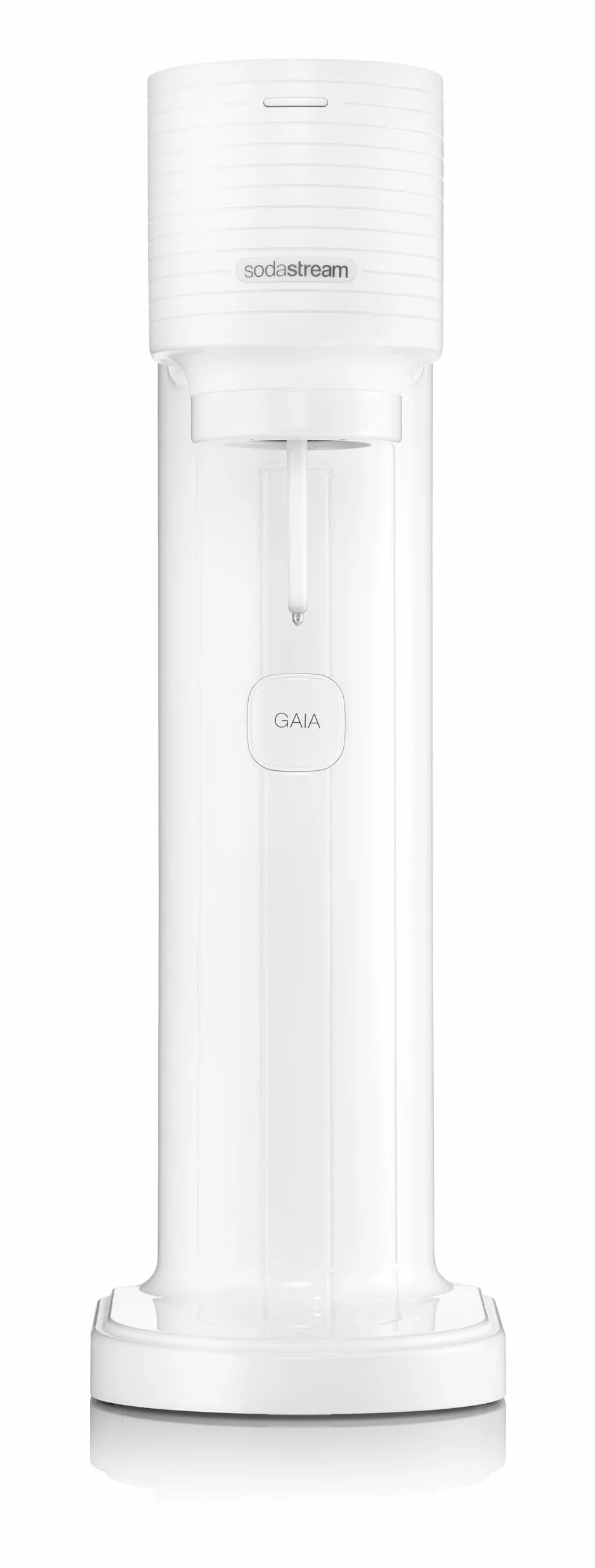 Sodastream Gaia Gasatore bianco con bottiglia lavabile in lavasoviglie e cilindro Co2