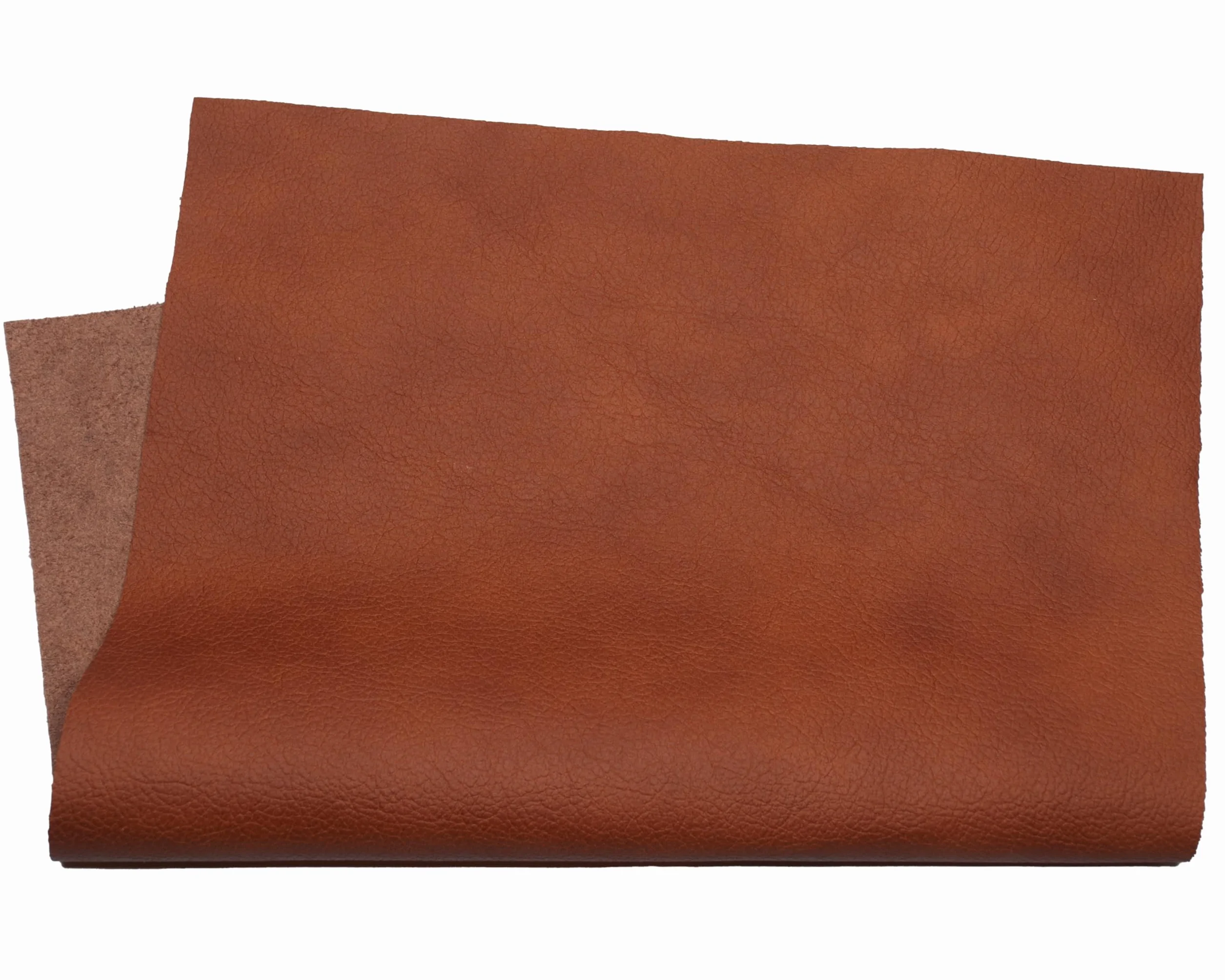 Tagli di Pelle per DIY, Artigianato, Arti e Riparazioni. Pelle Bovina di 1,3-1,5 mm di Spessore (Marrone Ferra, A2 42 x 59,4 cm)