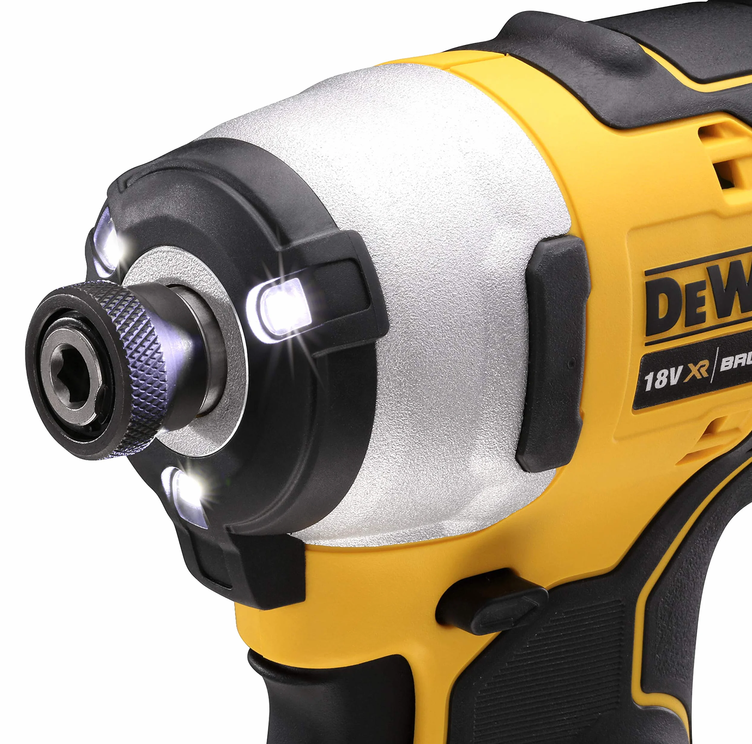 DEWALT DCF809L2T-QW - Avvitatore a impulsi XR 18V 1/4" 190Nm senza spazzole con 2 batterie agli ioni di litio da 3,0Ah con custodia TSTAK
