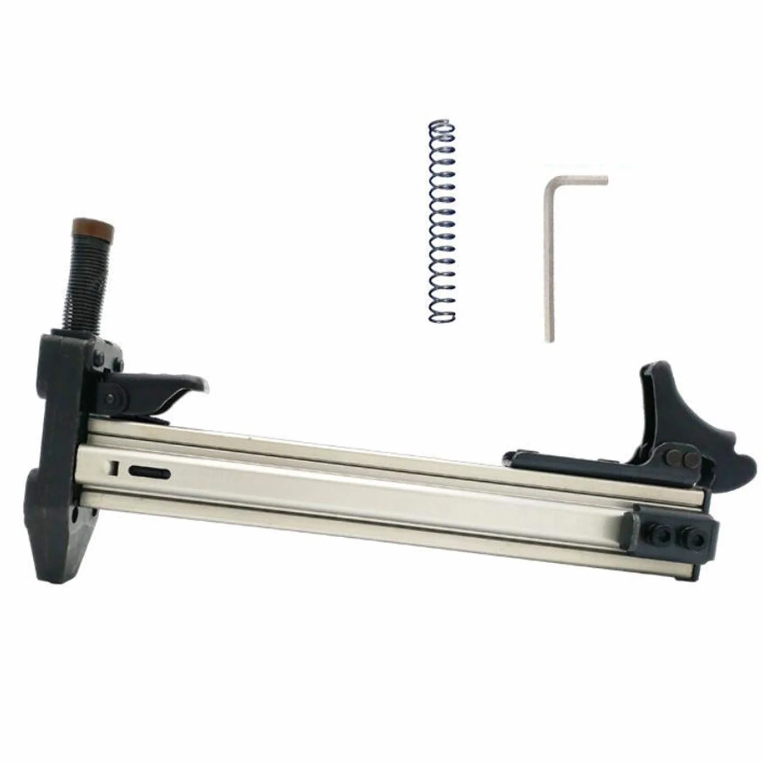 Pistola sparachiodi semiautomatica, Chiodatrici manuali multifunzione con testa in acciaio legato e corpo in lega di alluminio per trasporto automatico chiodi in acciaio ST-15 / ST-18 (1 Pezzo)