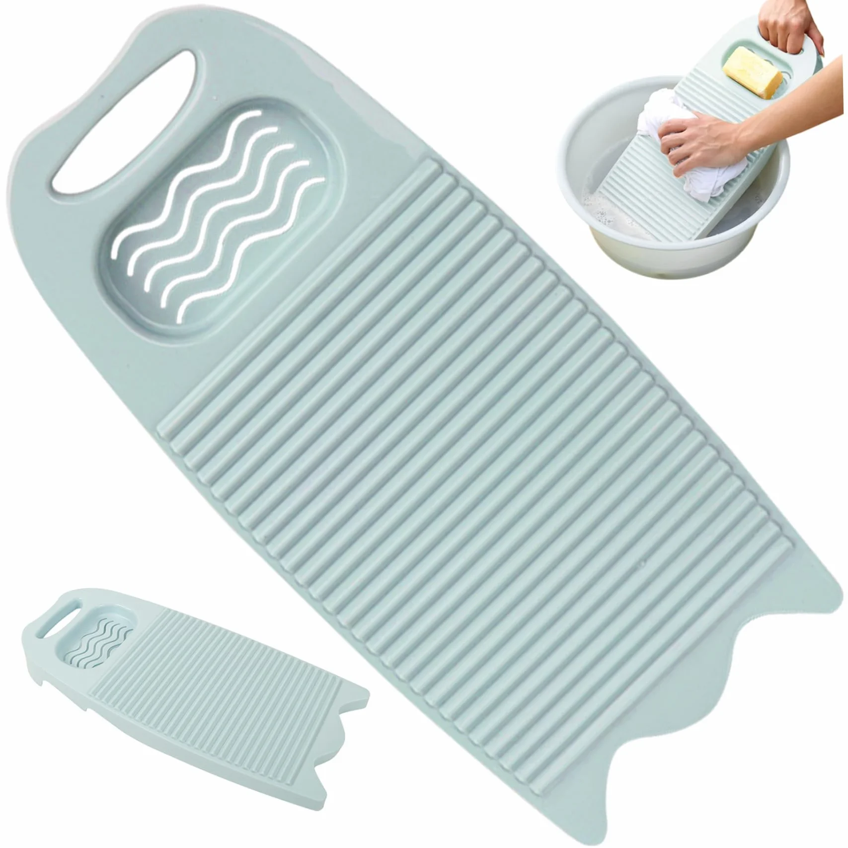 ASSE per Lavare ASSE per Lavare Addensare Antiscivolo per a Mano i Vestiti per in plastica Leggera con Supporto Scrub per bucato Portatile per casa e dormitorio per Feste