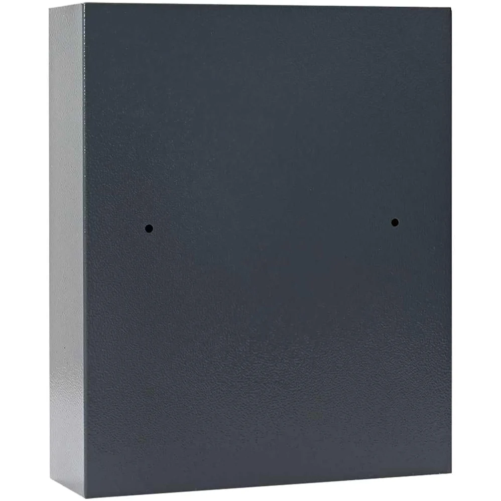 Cassaforte digitale grigio scuro con serratura elettronica, 30 x 10 x 36,5 cm, in acciaio opaco, per documenti, mobili, chiavi e armadietti di sicurezza in ufficio o a casa