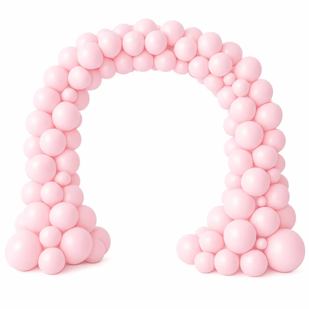 Palloncini Rosa Pastello 30 Cm Lattice Naturale Biodegradabili Gonfiabili Aria Elio Baby Shower