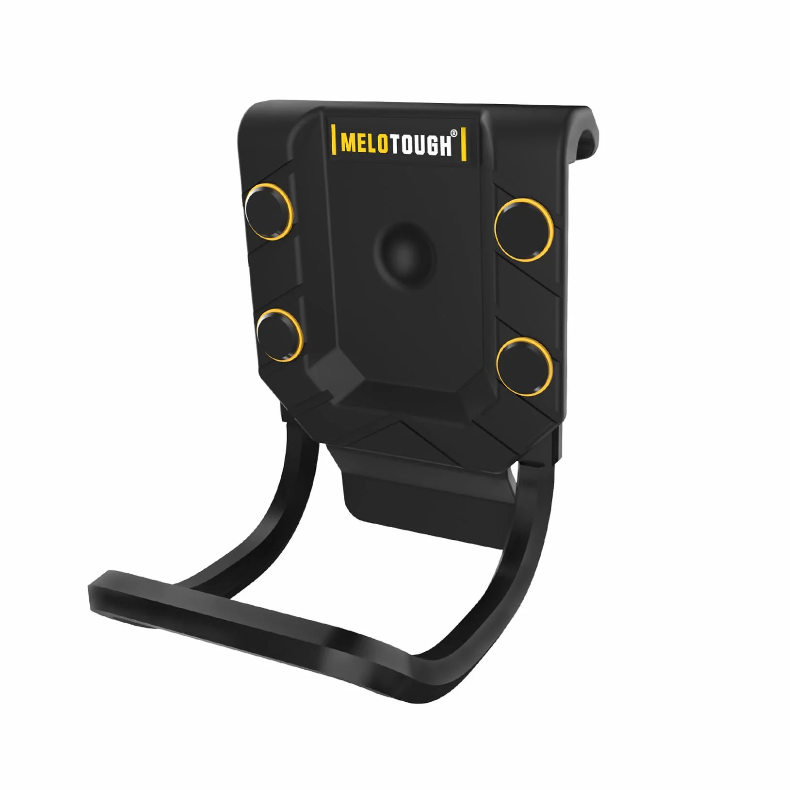 MELOTOUGH Porta Martello per Cintura, Passante e Fondina con Supporto (Nero)