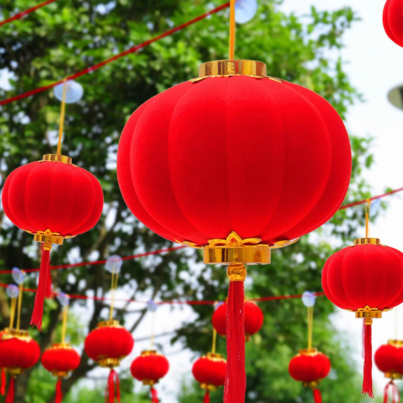 20 PCS Lanterna Rossa Cinese Piccola, Mini Festival di Primavera Lanterna Fortunata, Adatto per Festival di Primavera, Feste, Matrimoni e Decorazioni per la Casa