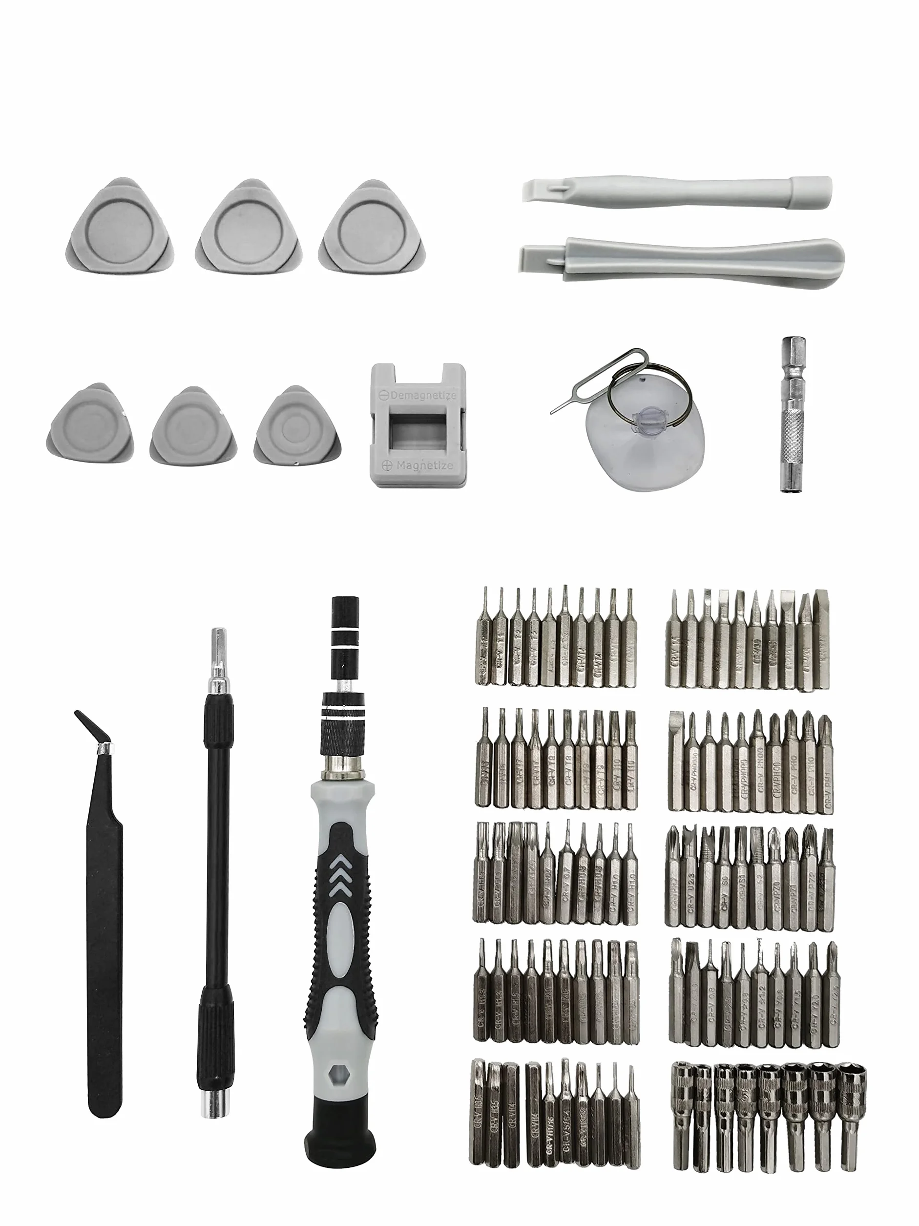 115 in 1 Cacciaviti Precisione Set, Professionali Mini Magnetici kit di Riparazione con Torx Bits, per PC, iphone, Laptop, Occhiali, Orologio, Switch, PS4, PS5, Xbox, Elettronica