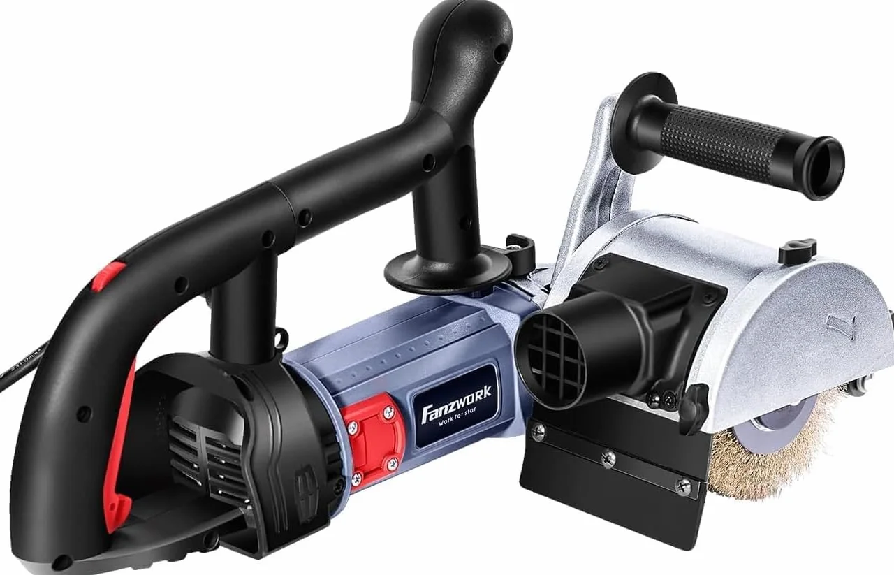 FANZWORK V2 1500 Watt Spazzolatrice per Legno Smerigliatrice per Superfici con Controllo Velocità
