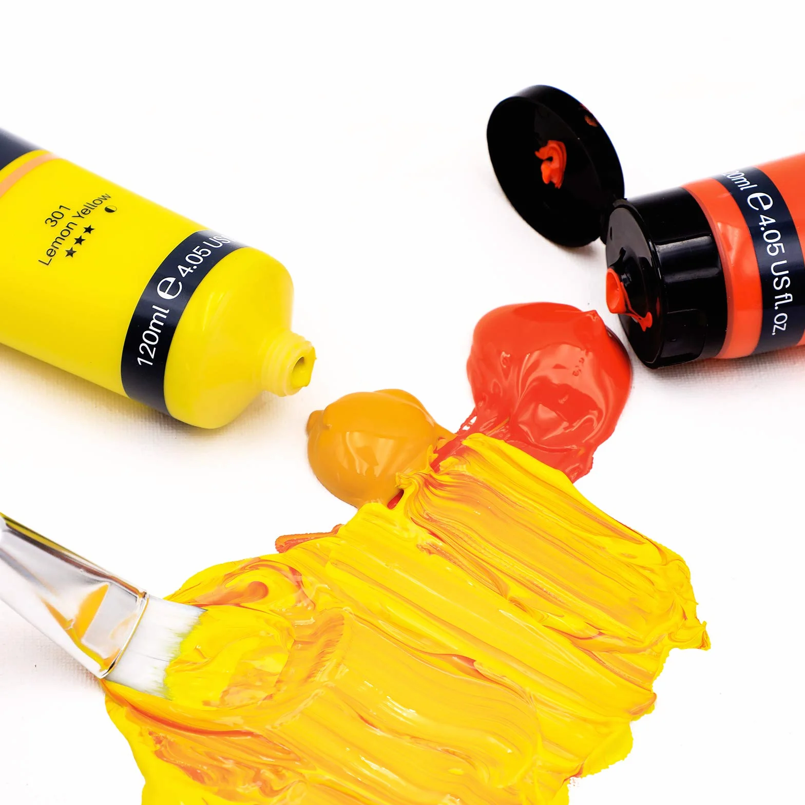 Artecho Vernice Acrilica per Arte, Nero Opaco, 120 ml, per Legno, Tessuto, Artigianato, Tela, Pelle e Pietra, Colori Acrilici per Dipingere Adatto per Principianti e Pittori Professionisti
