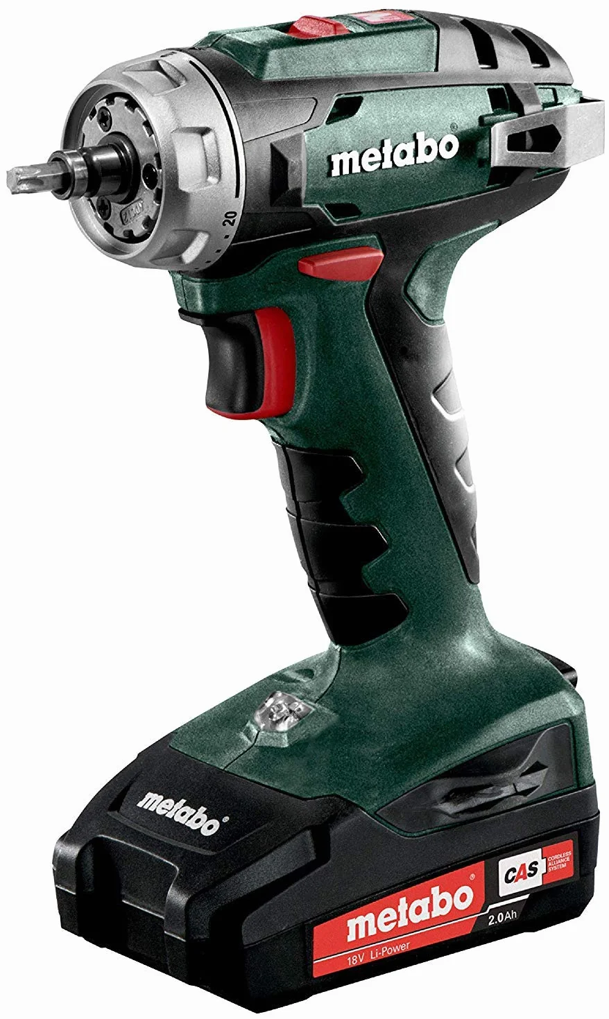 Metabo 602217880-18 quick set b ah 18v trapano cordless / 2.0, officina mobile,