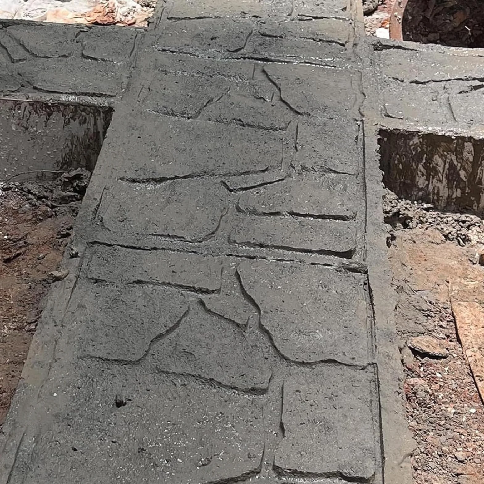 Stampis per pavimentazione,Stampo Pavimento,Stampo per Pavimentazione in Cemento,Non Si rompe Facilmente,Non Si deforma Facilmente,per pavimentazione,terrazzo,bricolages