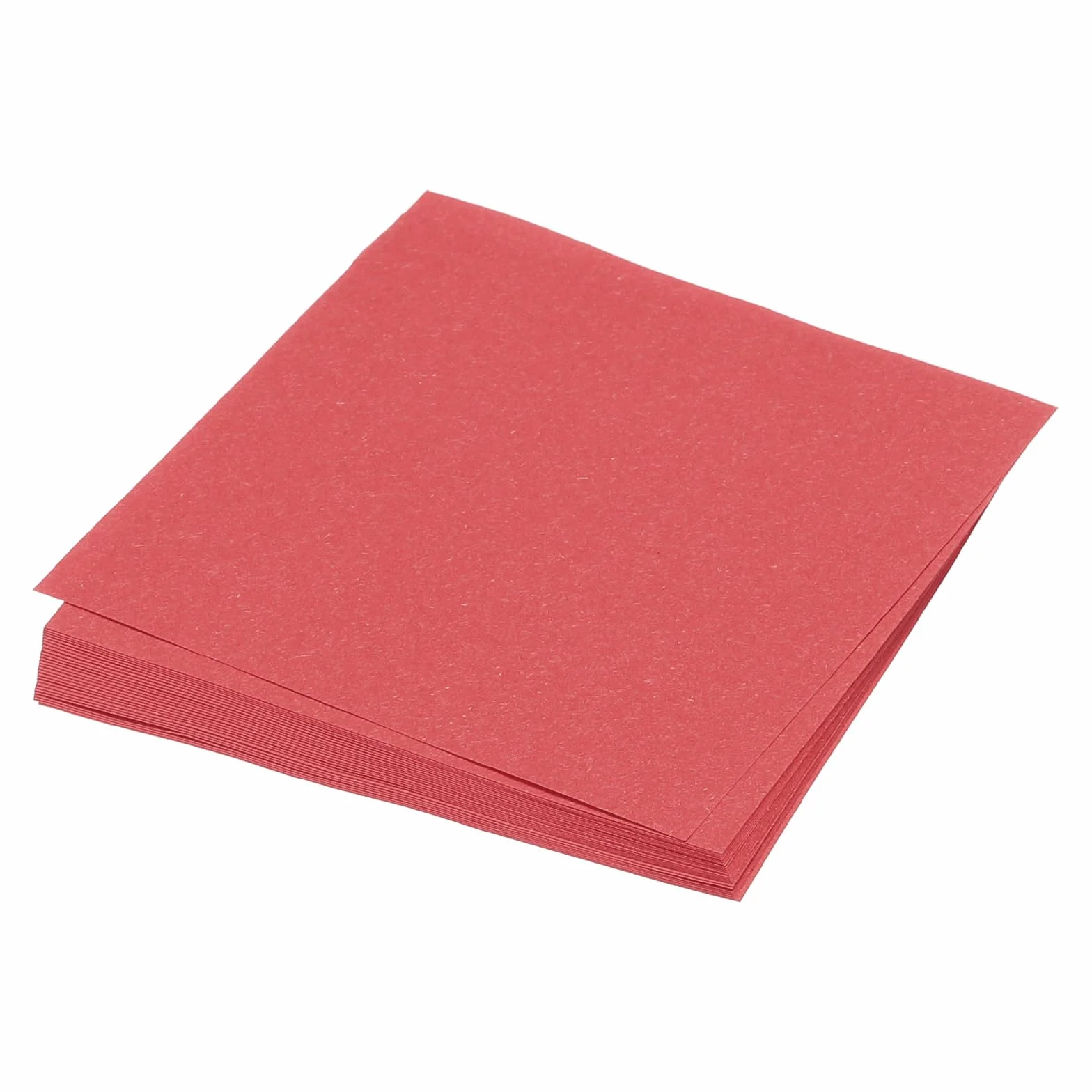 QUARKZMAN 50 Fogli Carta Origami Doppio Lato Rosso Brillante 10 x 10cm 70gsm Foglio Carta Pieghevole Quadrato per Progetti Artistici Principianti Decorazioni Regalo