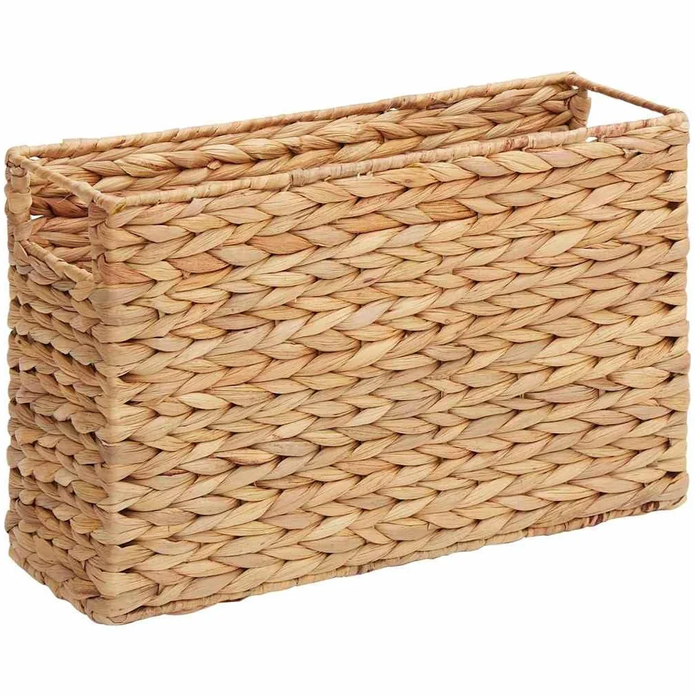 Generico Ceste per Riviste 2 PCS Naturale 39 x 14 x 25 cm