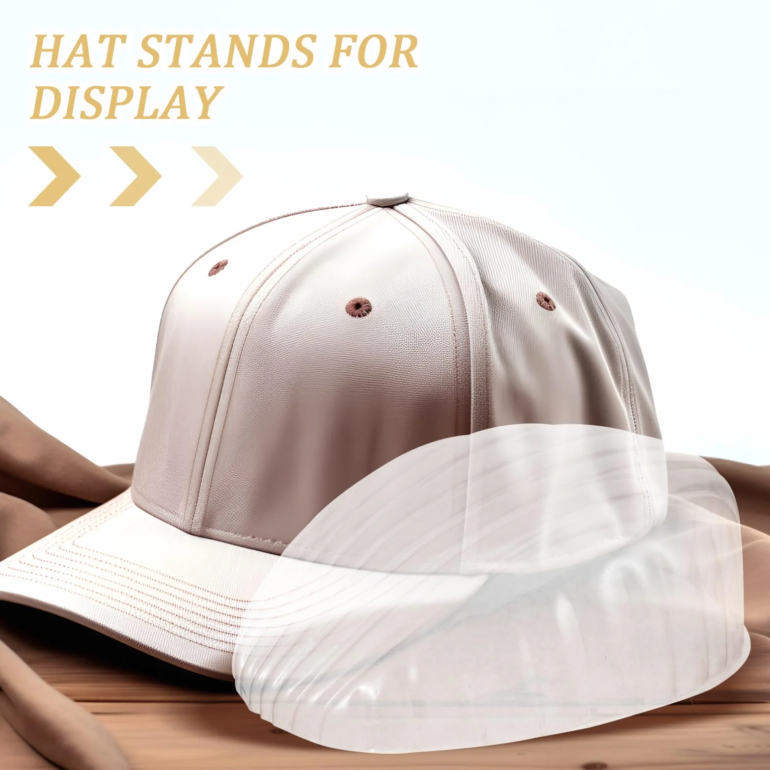 Veemoon Supporti per Cappelli in PVC 10 Pezzi Inserto Modellante per Cappellini da Baseball e Berretti Porta-Berretti Interno Uomo Donna per Conservazione e Esposizione Abbigliamento