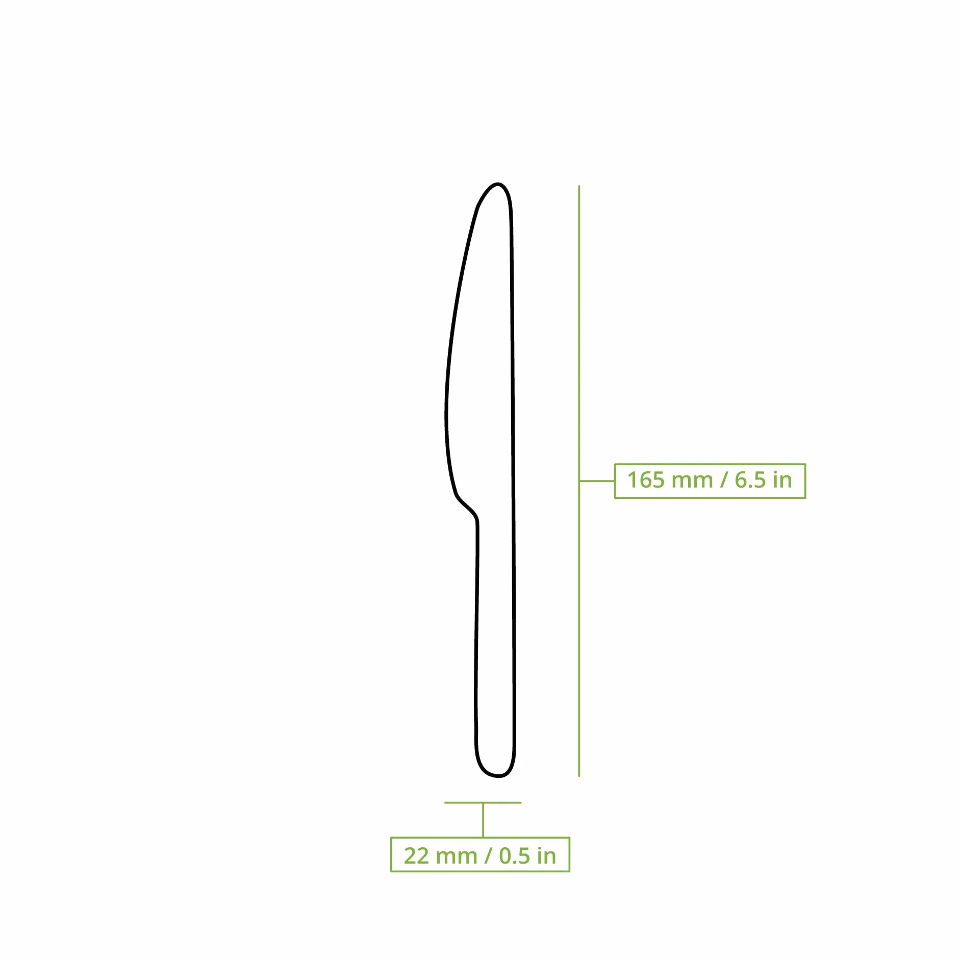 BIOZOYG Coltello di legno posate monouso set da tavola usa e getta