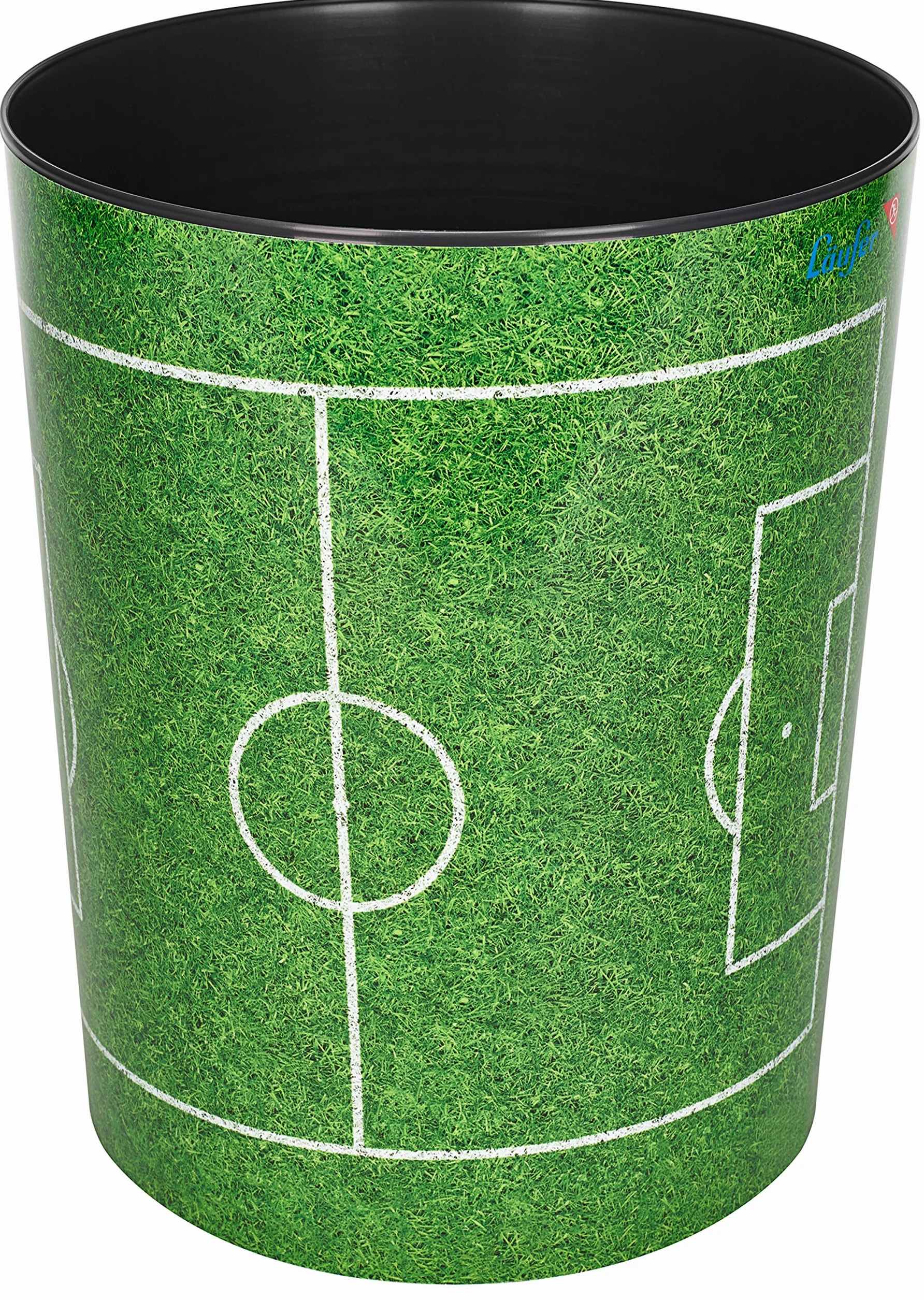 Läufer 26663, cestino per la carta con motivo cane colorato, 13 litri, perfetto per la cameretta dei bambini, rotondo Shepard australiano Campo da calcio.