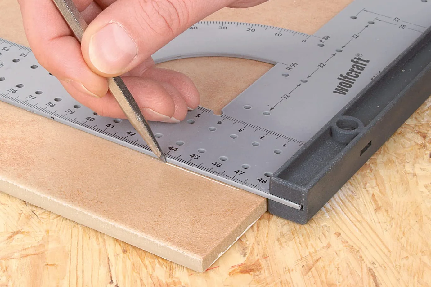 wolfcraft Punta per tracciare I 7985010 I Per tracciare linee e forme su pezzi in metallo