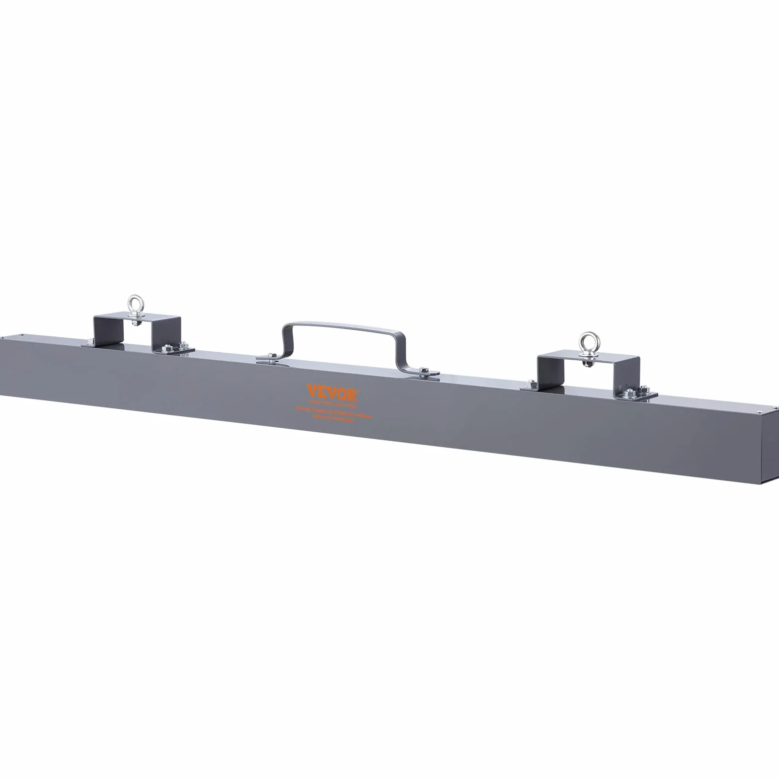 VEVOR Barra Spazzatrice Magnetica da Appendere per Forche di Benne Carrello Massima Forza 42,2kg Lunghezza 152cm, Barra Sospesa Magnetica Raccoglitore di Trucioli Metallici per Pavimenti 152x7,7x20 cm