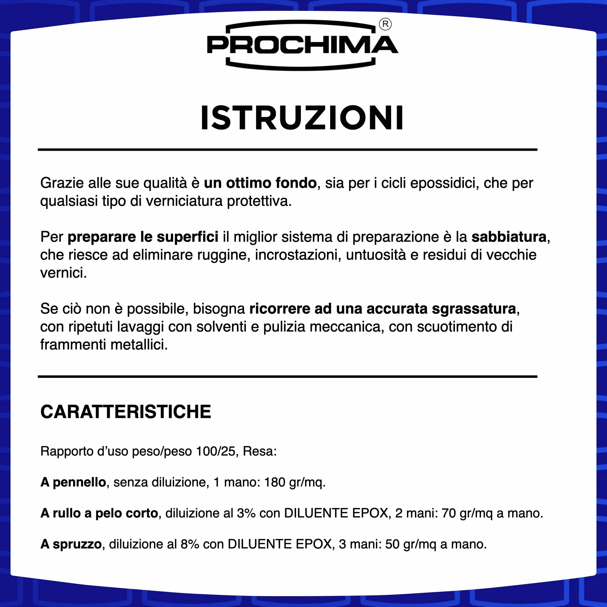 PROCHIMA, Duraloid ZN Verde, Fondo Epossidico Bicomponente a Solvente, Ideale come Strato di Fondo Antiossidante (antiruggine), Prodotto Efficace anche Come Protezione dell'Acciaio Sabbiato, 1kg