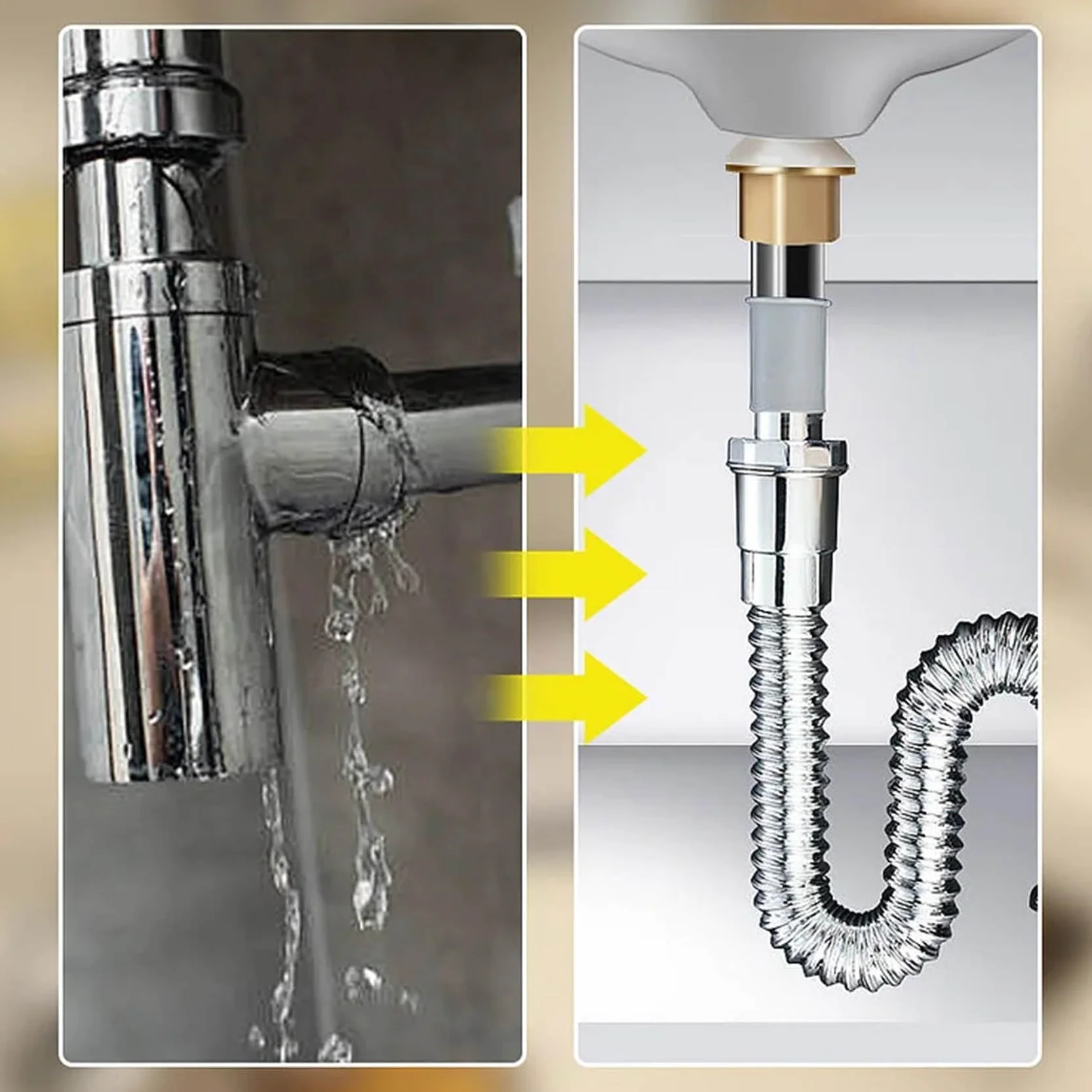 All in One Wrench Tool Set for Faucet, Multifunctional Faucet Wrench, 16 In 1 Multifunctional Wrench Tool Set, A Wide Range of Taps for Bathrooms and Kitchens, Wrench Tool Set for Faucet (1Pcs)