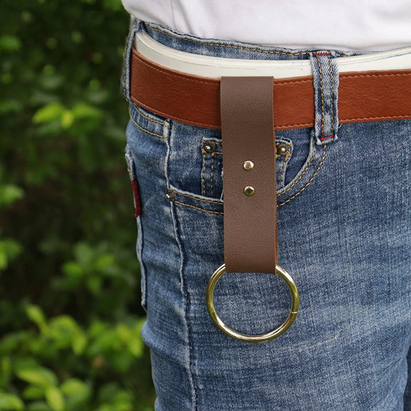 Porta Per Cintura - Fondina Per Attrezzi Con Gancio Per In Pelle PU, Porta Per Supporto Per Cintura Fondina Per In Pelle Per Cintura Porta Porta M